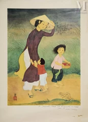 MAI TRUNG THU (1906-1980), d'après-"Le coup de vent"-img1