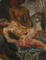 Ecole ALLEMANDE du XXe siècle-Femmes nues-img1