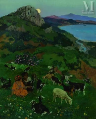 Léon CARRÉ (Granville 1878 - Alger 1942)-La pastorale-img1