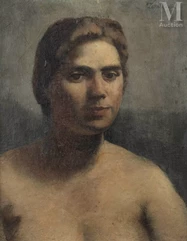 Léon KELLY (1901 - 1982)-Portrait d'Henriette D'Erfurth-img1