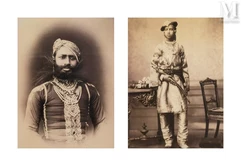 Deux portraits du rajah de Shahpore-Inde britannique, XXe SIECLE-img1