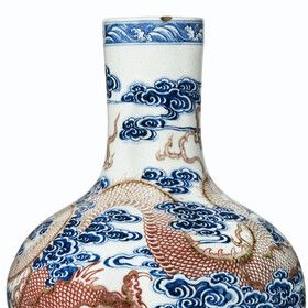 vase en porcelaine "Tianqiuping"