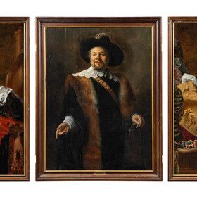 Panneaux en triptyque, PORTRAIT D'HENDRICK CLOOTENS